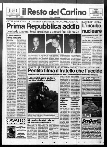 Il Resto del Carlino : giornale dell'Emilia